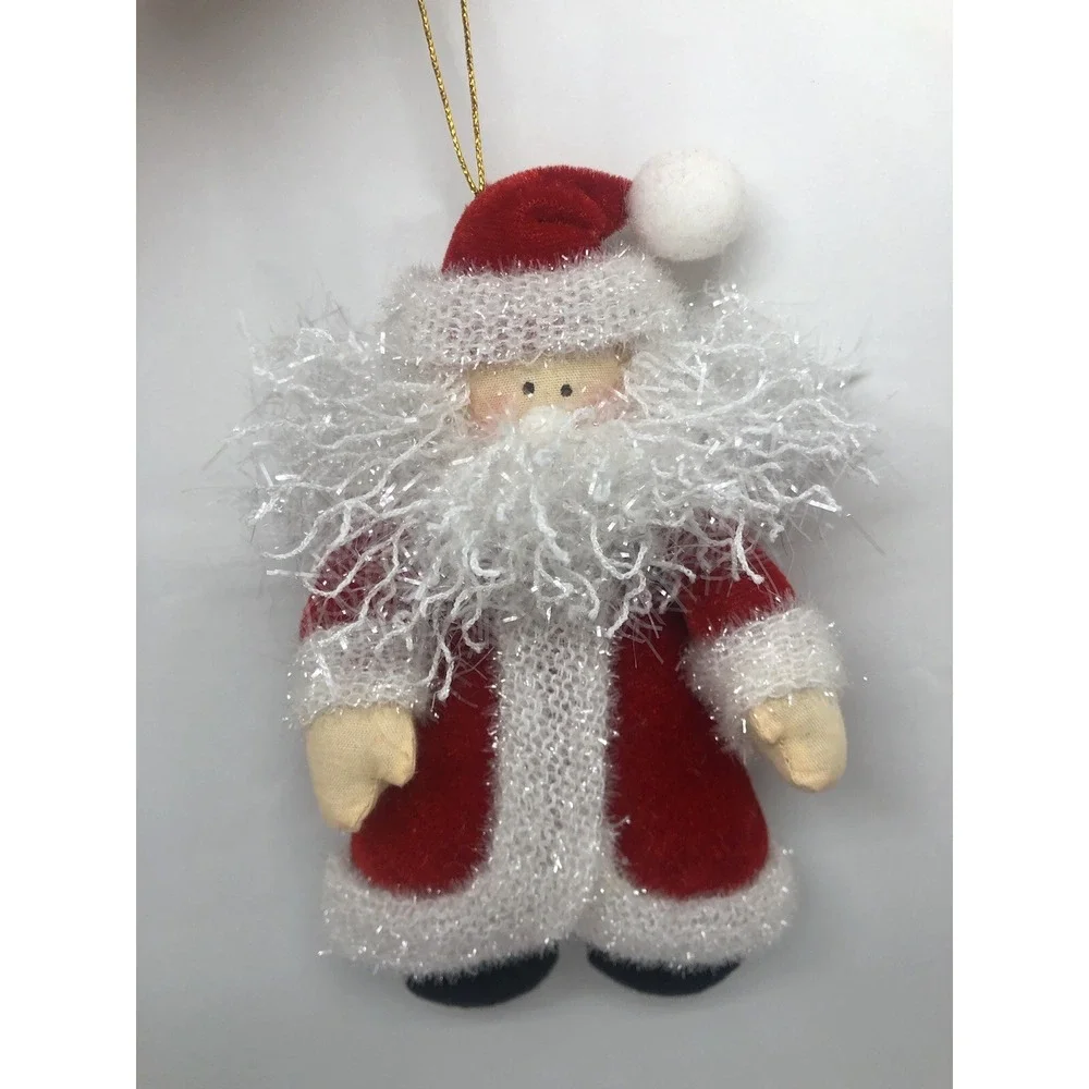 Plush Santa Claus Ornament 6